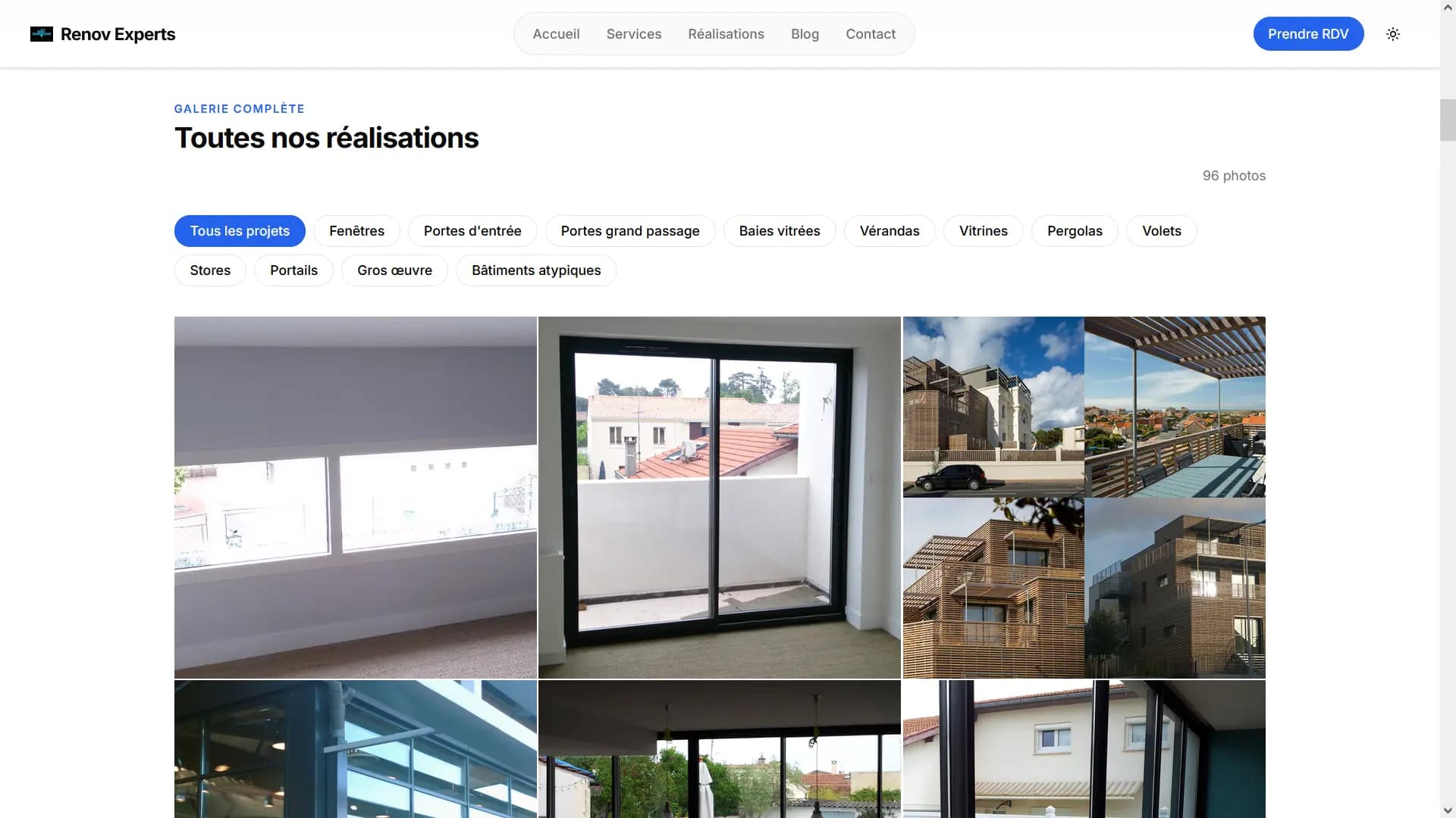 Catalogue fenêtres et baies vitrées Renov Exp